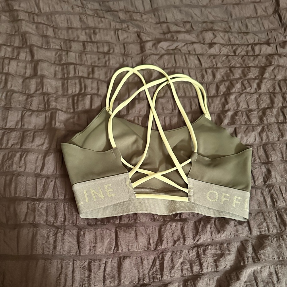 Aerie offline strappy back sports bra and legging set